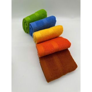 Khăn Mặt Màu Trơn Hanoitex Sợi Cotton, KT 28x48cm