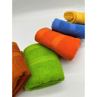 Khăn Mặt Màu Trơn Hanoitex Sợi Cotton, KT 28x48cm