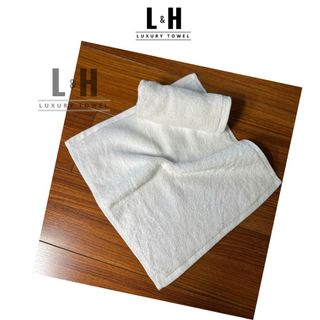 Khăn Mặt Trắng Khách Sạn Cotton 35x35cm, 60 gram