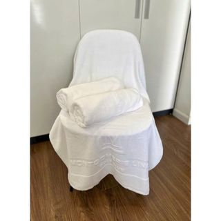 Combo 10 Khăn tắm trắng sợi CD, sợi Se, đẹp, KT 65x135cm, Nặng 250g