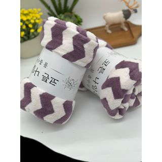 Khăn Tắm Lông Cừu Sóng To, Siêu Mềm Mại KT 70x140cm