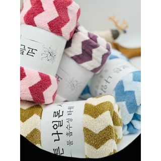 Khăn Tắm Lông Cừu Sóng To, Siêu Mềm Mại KT 70x140cm