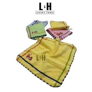 Khăn lau mặt cotton cho trẻ em, KT 25x25cm