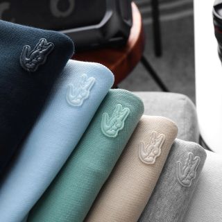 Set bộ CS Pique Logo cao su đồng màu.