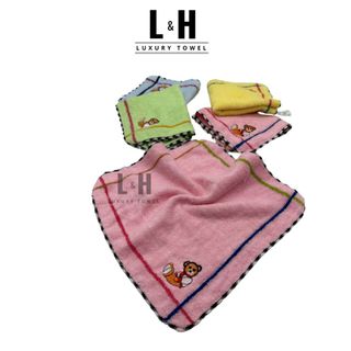 Khăn lau mặt cotton cho trẻ em, KT 25x25cm