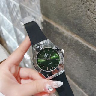 SĂN SALE ĐẦU NĂM ĐỒNG HỒ NAM THỜI TRANG HUPOT NIỀNG TRƠN DÂY CAO SU