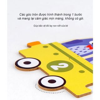Tranh Ghép Hình Cho Bé Nhiều Chi Tiết Hoạt Hình, Số Học, Bộ Đồ Chơi Giúp Bé Phát Tiển Tư Duy Trẻ Từ 1-3 Tuổi