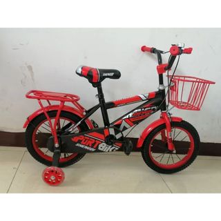 Xe đạp trẻ em, xe đạp mini 3 bánh cho bé trai từ 2 -10 tuổi, dáng sport khung thép, vành nhôm cao cấp