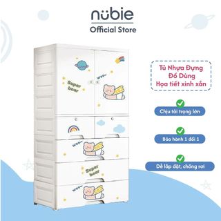 [Size Lớn] Tủ Nhựa Đựng Quần Áo, Đồ Dụng Cho Gia Đình Nhiều Ngăn Kéo, Có Bánh Xe, Chịu Lực Lớn