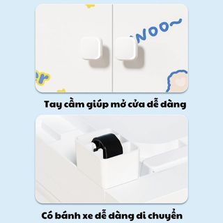 [Size Lớn] Tủ Nhựa Đựng Quần Áo, Đồ Dụng Cho Gia Đình Nhiều Ngăn Kéo, Có Bánh Xe, Chịu Lực Lớn