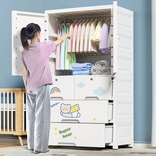 [Size Lớn] Tủ Nhựa Đựng Quần Áo, Đồ Dụng Cho Gia Đình Nhiều Ngăn Kéo, Có Bánh Xe, Chịu Lực Lớn