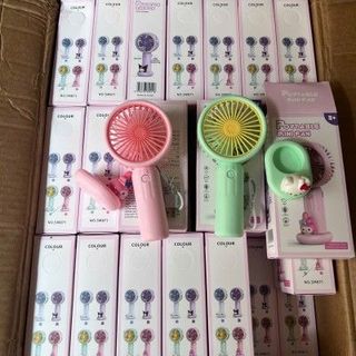 Quạt sạc mini Portable 400mAh có đế mã 871 ( T166, Full Vat )