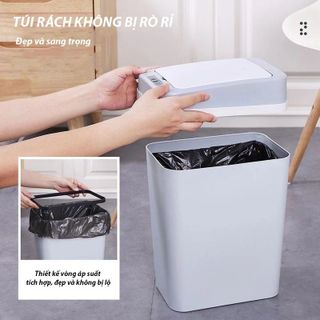 Thùng Rác Cảm Ứng Tự Động, Thùng Rác Cảm Ứng Đóng Mở Tiện Lợi Tránh Nhiễu Mùi Vệ Sinh, Hạn Chế Vi Khuẩn