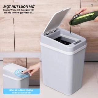 Thùng Rác Cảm Ứng Tự Động, Thùng Rác Cảm Ứng Đóng Mở Tiện Lợi Tránh Nhiễu Mùi Vệ Sinh, Hạn Chế Vi Khuẩn