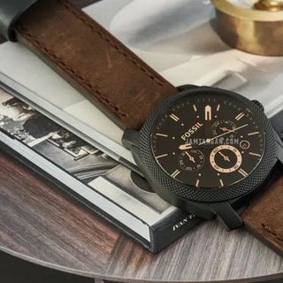 SALE LỚN ĐỒNG HỒ NAM CAO CẤP POSSIL DÂY DA NÂU VÀNG FULL KIM FULLBOX KHÔNG TAG