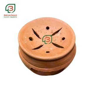 BẾP XÔNG THẢO MỘC GỐM CHĂM BÀU TRÚC – THỦ CÔNG, SIÊU BỀN, CHỊU NHIỆT CAO - CÓ HÓA ĐƠN VAT