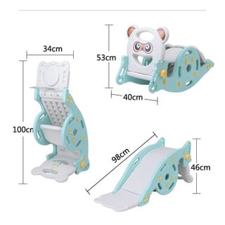 Cầu trượt bập bênh đa năng 3in1 cho bé từ 1-6 tuổi - Cầu trượt 3in1