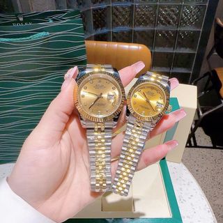 ĐỒNG HỒ NAM NỮ CAO CẤP ROLXE DATE JUST MÁY CƠ NIỀNG KHÍA