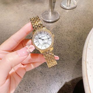 SĂN SALE LỚN ĐỒNG HỒ NỮ TRUNG CẤP JAGER LECOULTRE VÀNG VIỀN HỘT