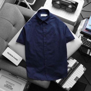 SƠ MI TAY NGẮN NAM LINEN.  Chất vải linen - ko pha - đồng chất.