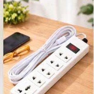 Ổ CẮM ĐIỆN 6 PHÍCH CÓ CÔNG TẮC CAO CẤP