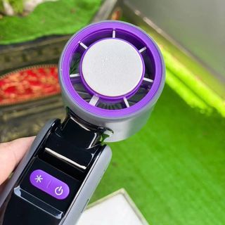 Quạt Cầm Tay Sò Lạnh K801 4000mAh – Quạt Mini Làm Mát Nhanh, 200 Mức Gió, Có LED