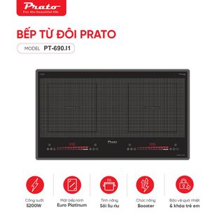 Bếp từ đôi Prato PT-690.I1