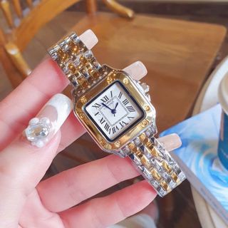 SĂN SALE LỚN ĐỒNG HỒ NỮ TRUNG CẤP CATIƠR MẶT VUÔNG TRƠN HAI SIZE