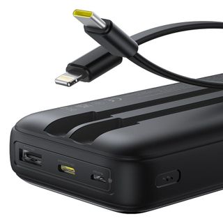 Pin Sạc Dự Phòng Baseus Lipow Dual Cable 20000mAh 22.5W Sạc Nhanh, Tích Hợp Cáp Type-C & Lightning