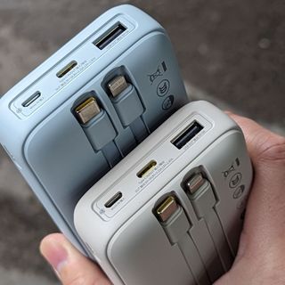 Pin Sạc Dự Phòng Baseus Lipow Dual Cable 20000mAh 22.5W Sạc Nhanh, Tích Hợp Cáp Type-C & Lightning