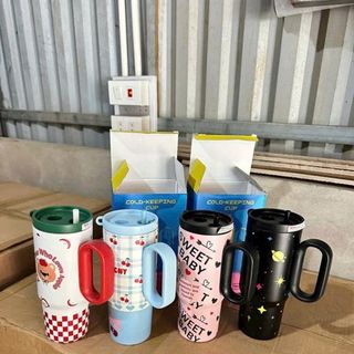 CGN Cốc Giữ Nhiệt Quai Cầm TTK Họa Tiết (THÙNG 40C)