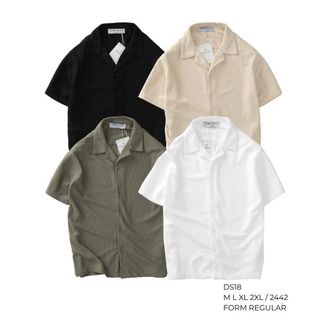 Áo sơ mi nam. Chất vải dệt vân nổi cao cấp – mềm – thoáng – nhẹ, mặc mát.