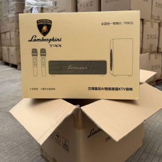 Loa Karaoke AI Lamborghini TOPI M9 60W, 2 Micro Không Dây, Android, Bluetooth, Loa Karaoke Mini Di Động