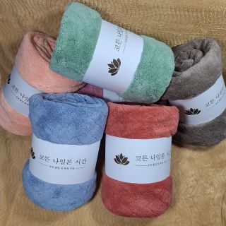 Khăn Tắm Lông Cừu, Mẫu Kẻ Siêu Mềm, KT 50x100cm