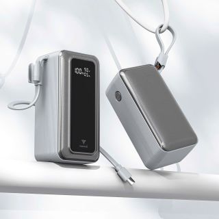 Sạc dự phòng 100W PHANTOM P68 Pro 20000mAh - Lõi Li-ion 21700, Cáp và cổng TypeC PD 100W & USB QC 3.0 22.5W