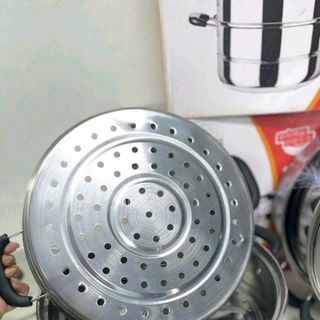 NỒI HẤP INOX 3 TẦNG 28CM ĐA NĂNG