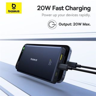 Pin Sạc Dự Phòng Baseus Enerzest P1 22,5W Đen 10.000mAH - Kèm Cáp C to L