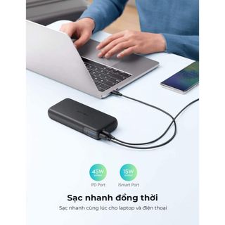 Pin dự phòng 20.000mAh RAVPOWER RP-PB201 - Sạc Nhanh 60W