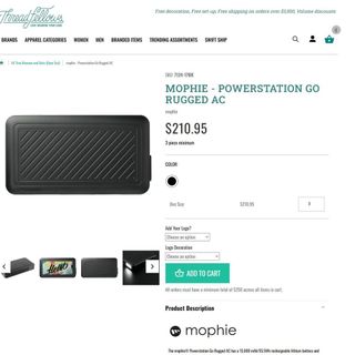Pin Sạc Dự Phòng Kiêm Kích Bình Ô Tô Mophie AC55500 15000mAh – Sạc Dự Phòng 3in1 Có Cổng AC 220V, Sạc Nhanh