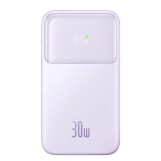 Sạc Dự Phòng Baseus Comet 10000mAh | Kèm Sẵn 2 Dây Sạc Nhanh Type-C 30W (Màu Tím)