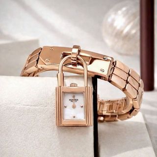 NIB HERM Kelly Steel watch, Mini model, 19 mm- 2in1