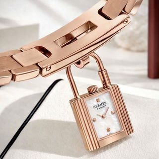 NIB HERM Kelly Steel watch, Mini model, 19 mm- 2in1