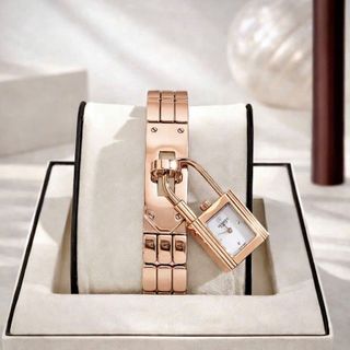 NIB HERM Kelly Steel watch, Mini model, 19 mm- 2in1