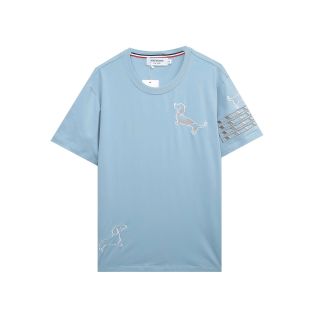 Áo tròn Thom Browne Dog. Chất liệu cotton 4 chiều, co giãn mềm .