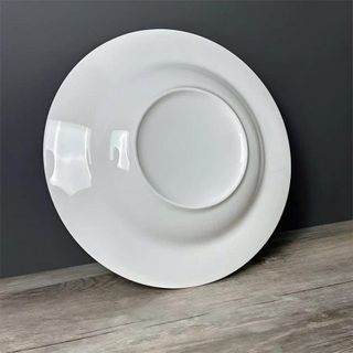 ĐĨA SỨ SÂU TRẮNG TRƠN SIZE 7 - 18CM (T80)