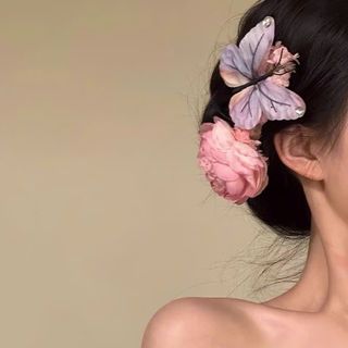 LỐ 12 GẤP TÓC HOA MẪU ĐƠN PHỐI BƯỚM