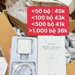 Bộ sạc nhanh ip 15/16/17promax