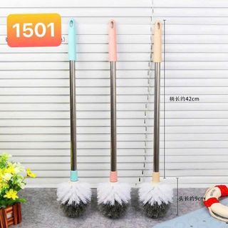 CÂY CỌ VỆ SINH TOILET ĐẦU TRÒN CÁN INOX 1501 (T120)