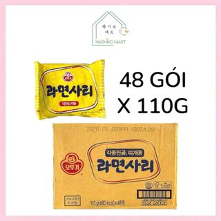 MÌ KHÔNG GIA VỊ OTTOGI THÙNG 48 GÓI