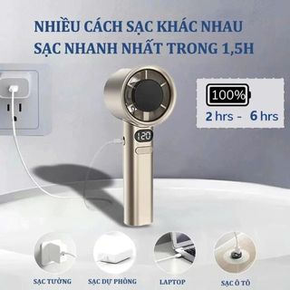 QUẠT CẦM TAY MINI DÙNG PIN SẠC M11